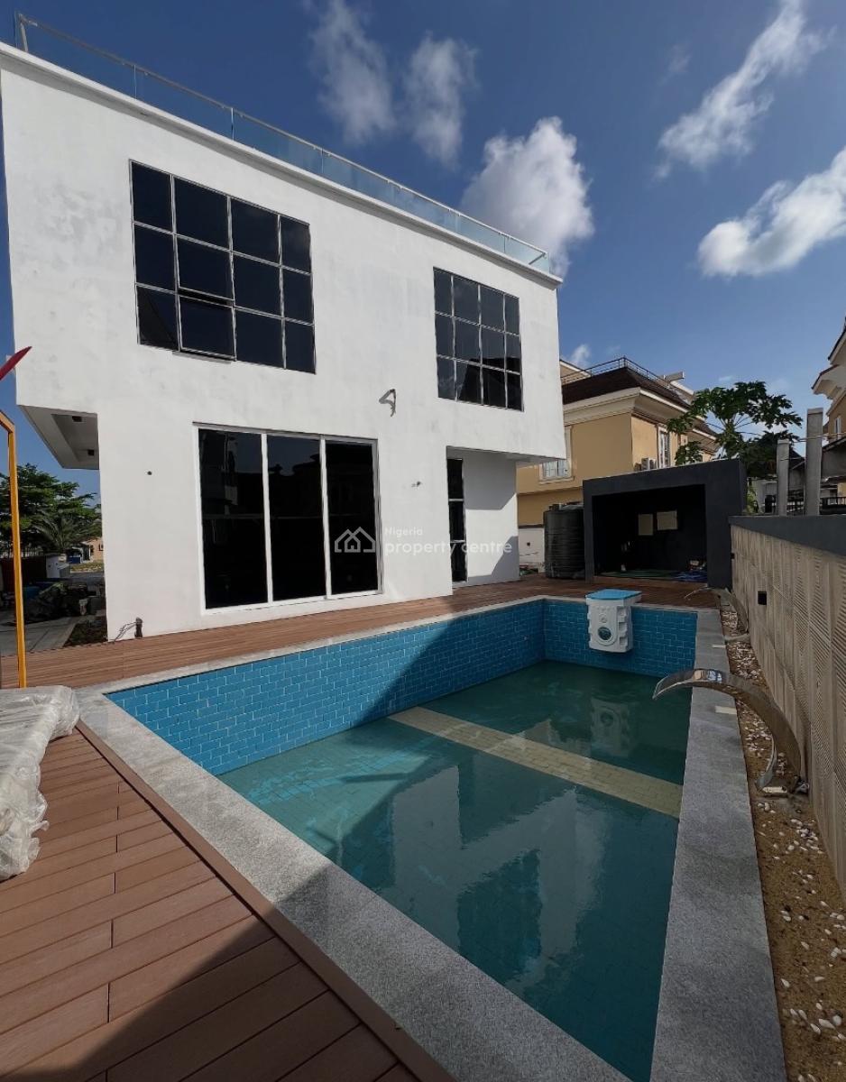 Stunning 6 Bedroom Detached Duplex with Pool,cinema,and Bq, Osapa London, Osapa, Lekki, Lagos, Detached Duplex for Sale