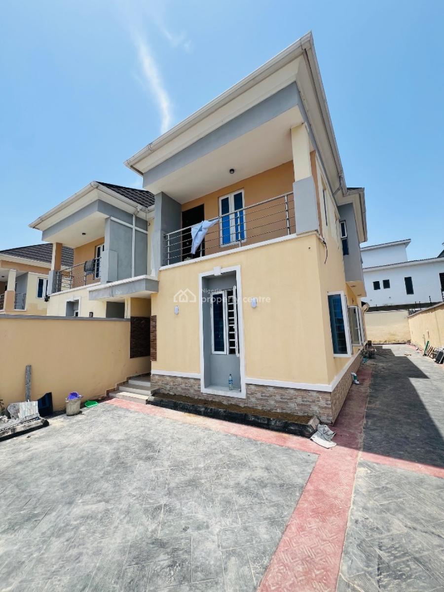 4 Bed&bq Semi Detached  8 Million, Ajah, Lagos, Semi-detached Duplex for Sale