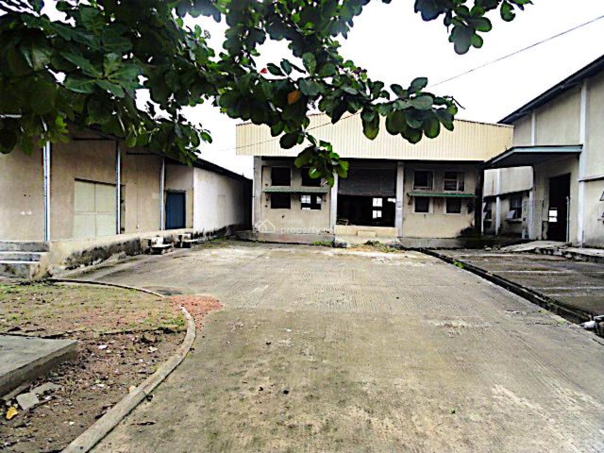 Property on 8516 Square Meters Land in Industrial Environment, Eric Moore, Surulere, Lagos, Industrial Land for Sale