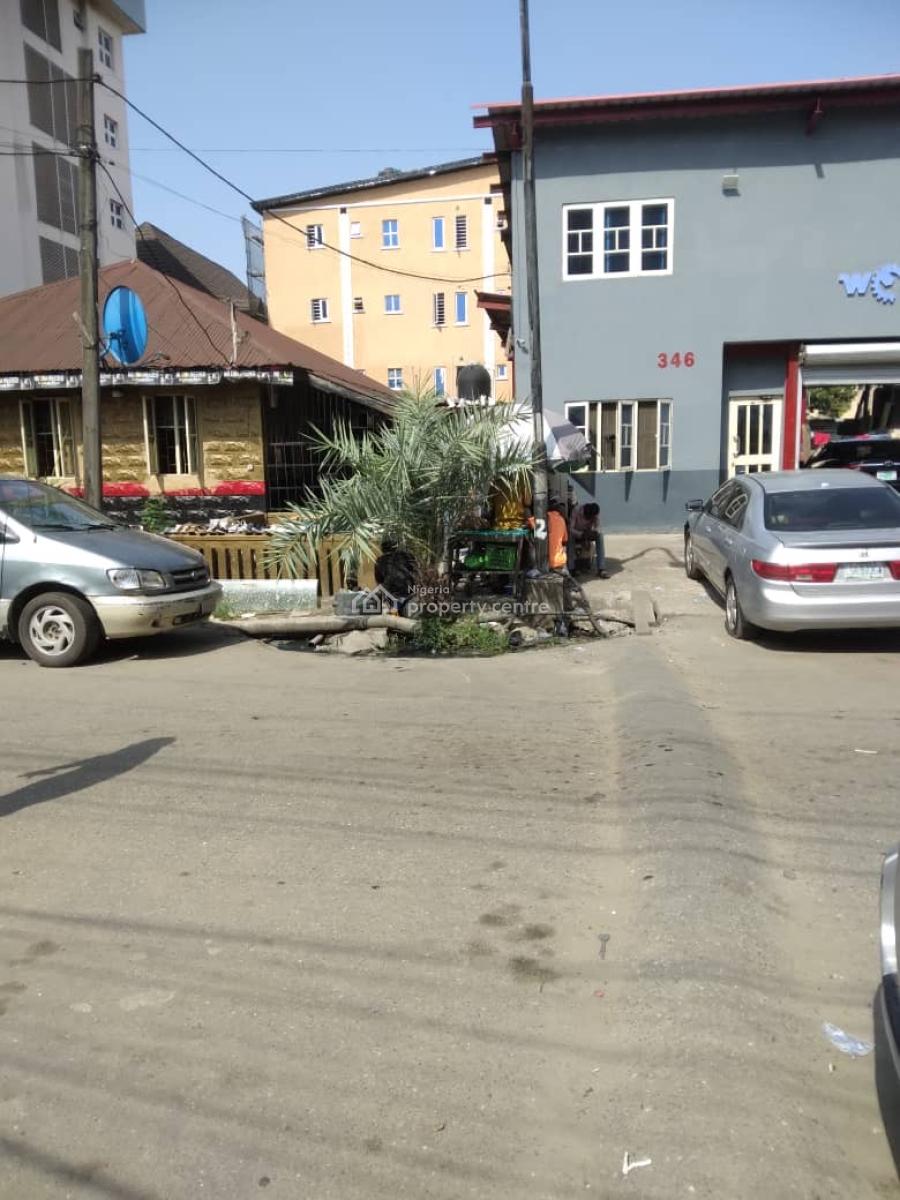 a Bungalow and a Story Building  on 2 Plot, Bornu Way, Alagomeji, Yaba, Lagos, Block of Flats for Sale