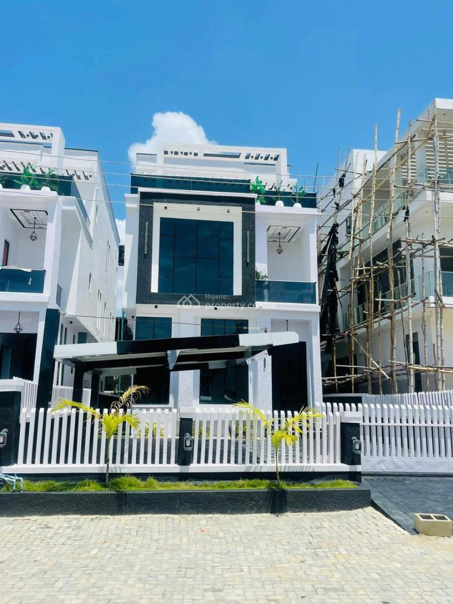 Luxury Finished 5 Bedroom Fully Detached + Bq & Rooftop Terrace, Lekki County, Lekki, Lagos, Detached Duplex for Sale