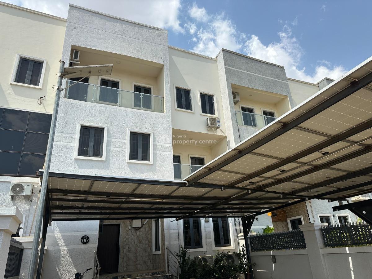 4 Bedroom Terrace Duplex with Bq, Serene Environment, Kado, Abuja, Terraced Duplex for Rent