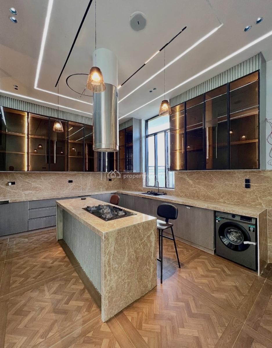 Contemporary 5 Bedroom Detached Duplex with Swimming Pool and Bq, Chevron, Lekki, Lagos, Detached Duplex for Sale