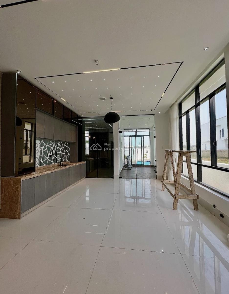 Contemporary 5 Bedroom Detached Duplex with Swimming Pool and Bq, Chevron, Lekki, Lagos, Detached Duplex for Sale