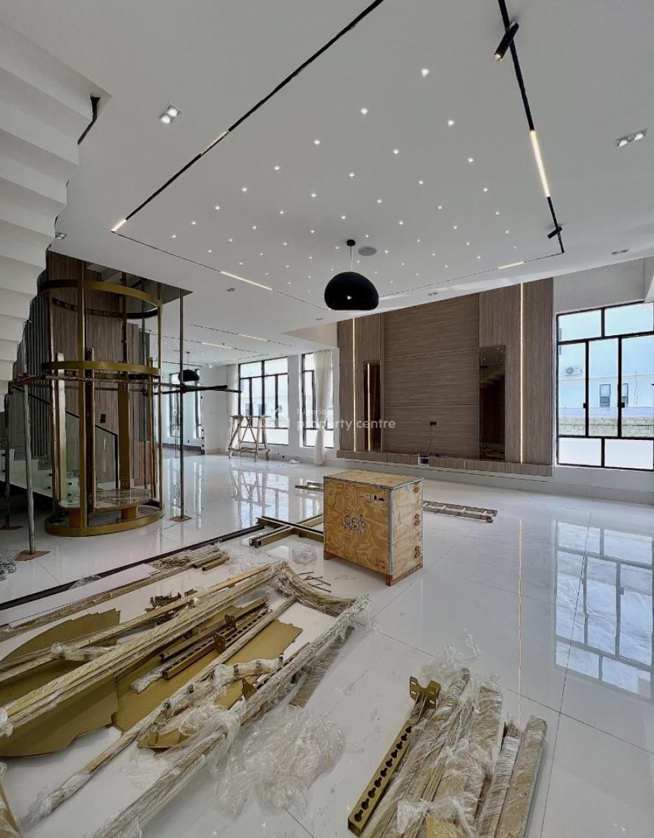 Contemporary 5 Bedroom Detached Duplex with Swimming Pool and Bq, Chevron, Lekki, Lagos, Detached Duplex for Sale