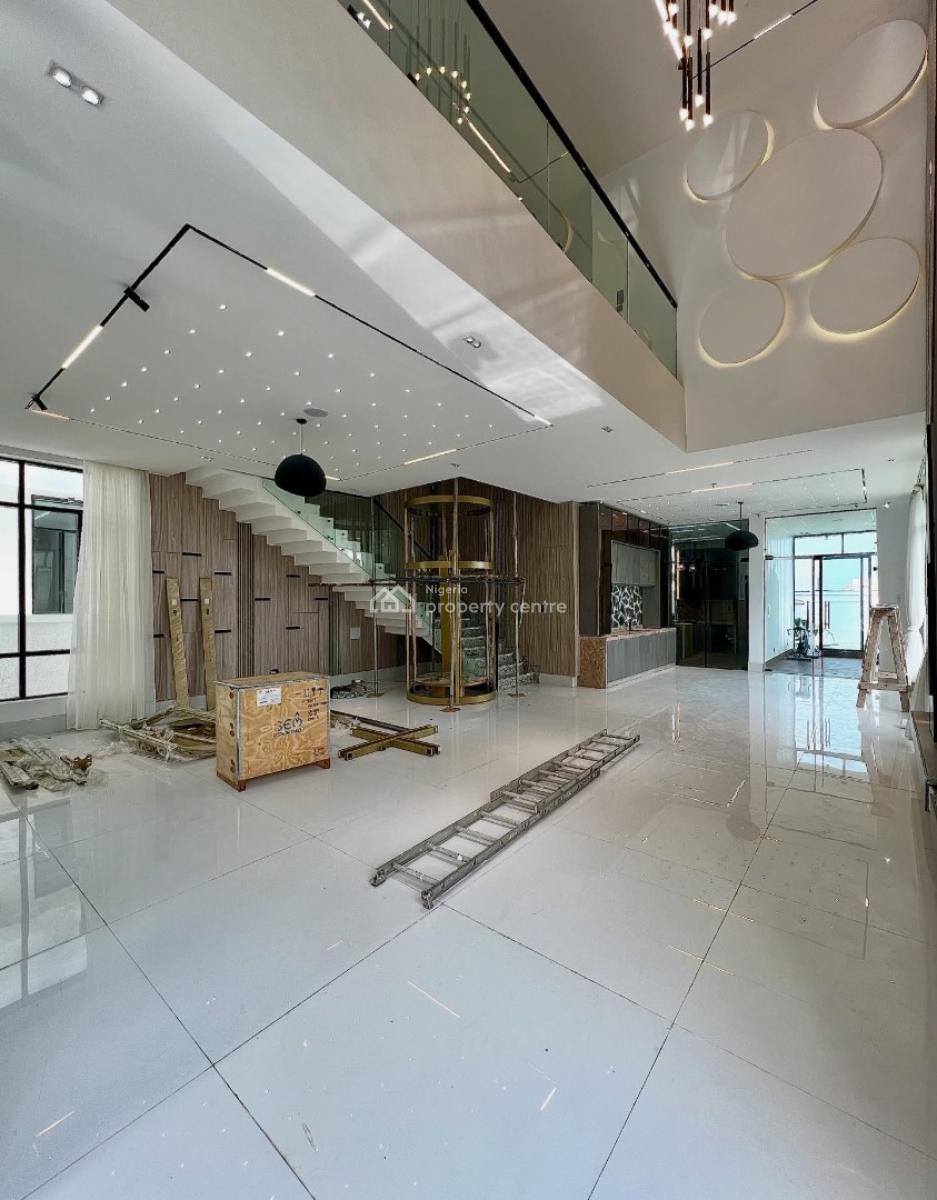 Contemporary 5 Bedroom Detached Duplex with Swimming Pool and Bq, Chevron, Lekki, Lagos, Detached Duplex for Sale