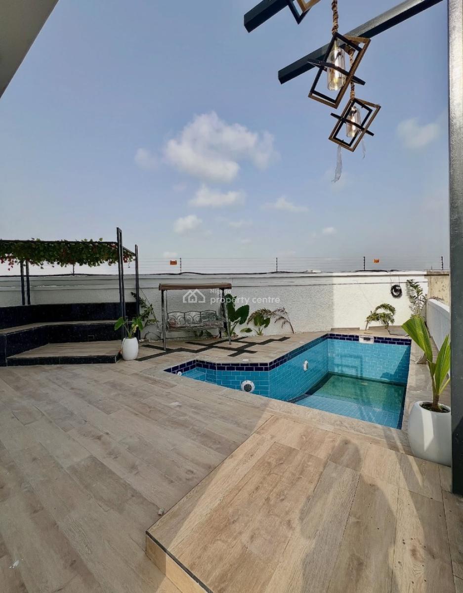 Contemporary 5 Bedroom Detached Duplex with Swimming Pool and Bq, Chevron, Lekki, Lagos, Detached Duplex for Sale