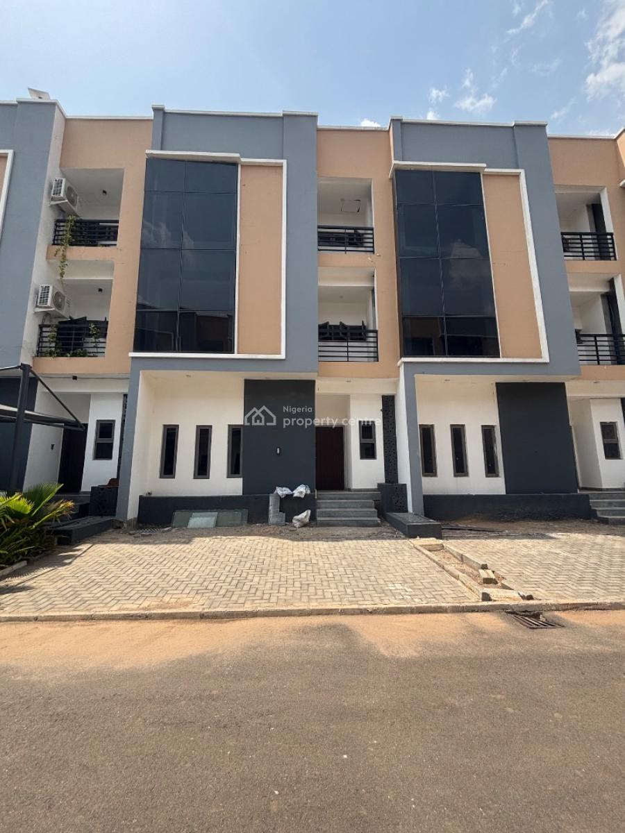 Luxury 5 Bedroom Terrace with Bq, Saci Court, Katampe Extension, Katampe, Abuja, Terraced Duplex for Rent