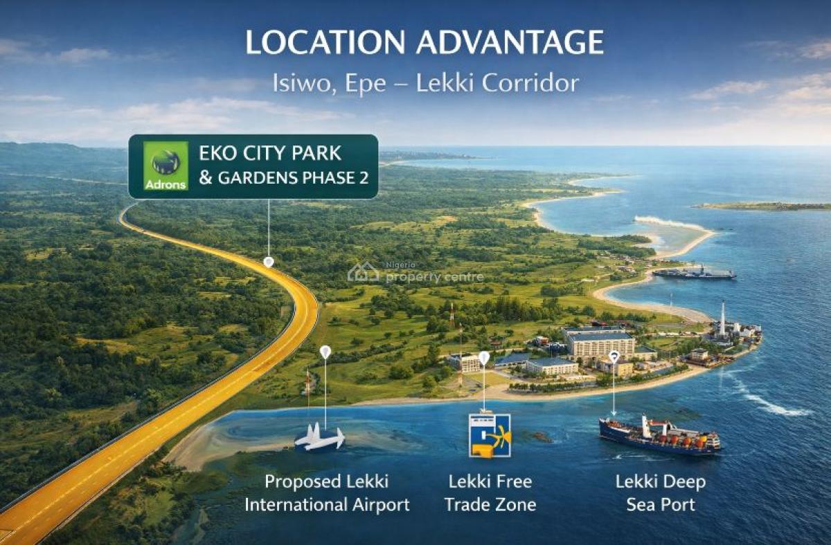 Adron Homes Eko City Park&gardens Estate Phase2 Isiwo Lekki/epe Lagos, Eko City Park and Gardens Estate Phase 2 Isiwo, Epe, Lagos, Mixed-use Land for Sale