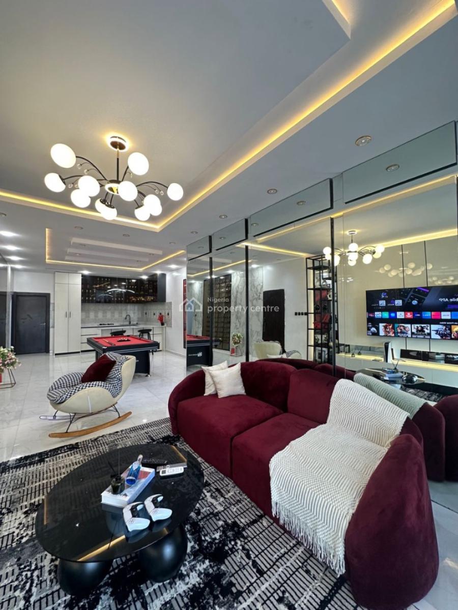 Luxury 2 Bedroom with Private Cinema, Ps5, Balcony and Air Hockey, Ikate, Lekki, Lagos, Flat / Apartment for Rent