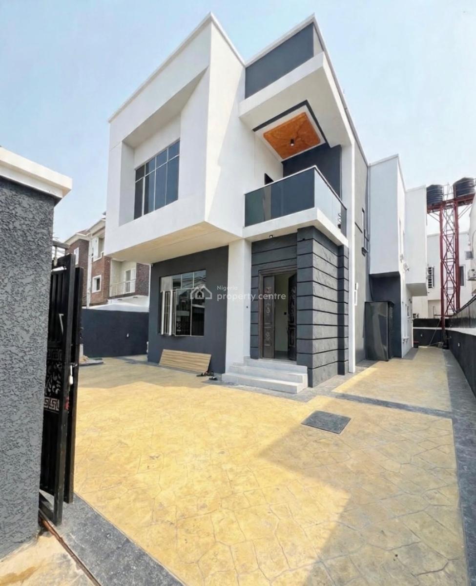 Contemporary 4 Bedroom Detached Duplex with Swimming Pool and Bq, Osapa London, Osapa, Lekki, Lagos, Detached Duplex for Sale