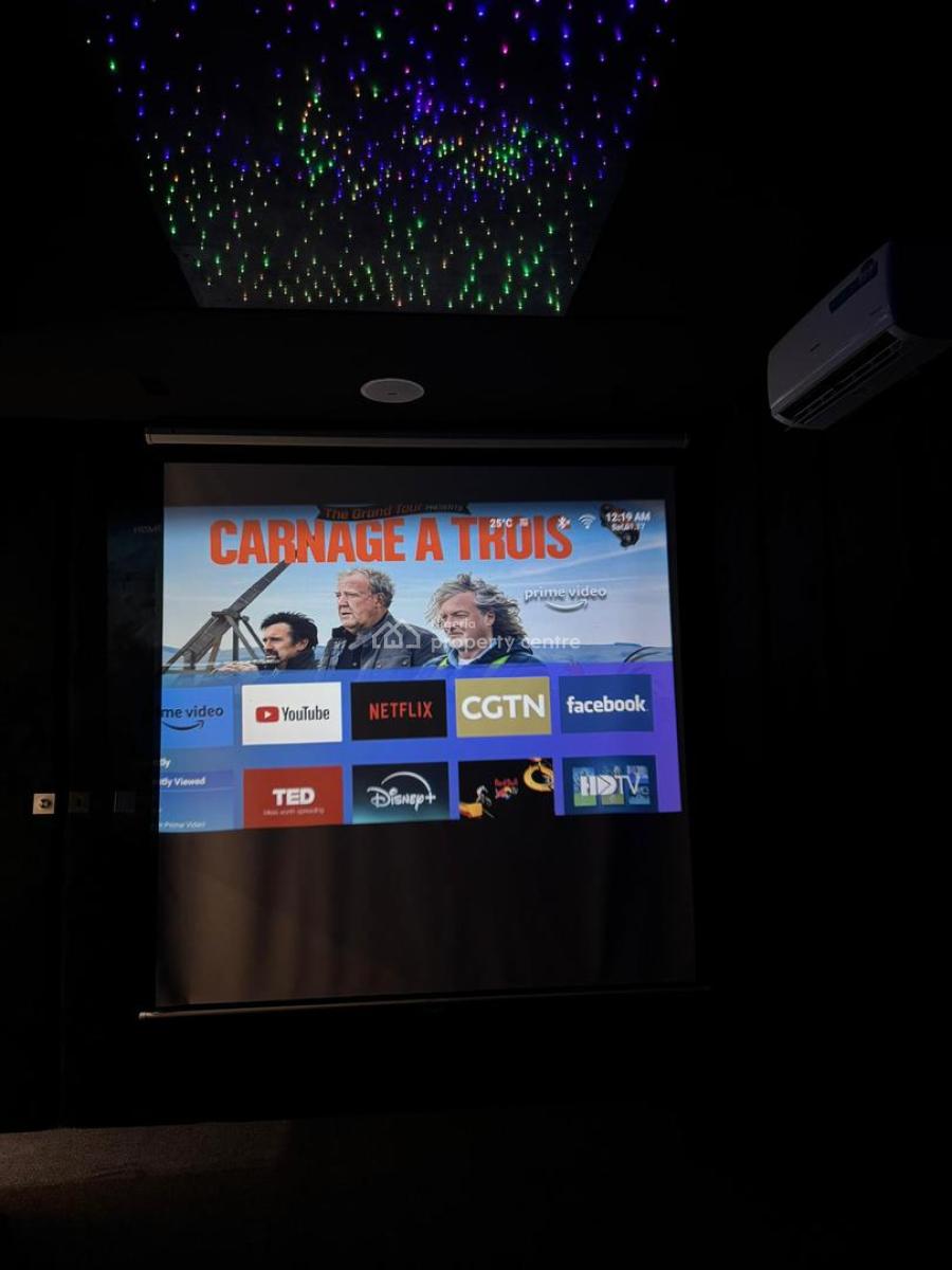 Brand New Luxury & Spacious 1bedroom with Cinema , Ps5 , Gym and Pool, Classical Decor, Smart Google Home, 24/7 Electricity and Security, Lekki, Lagos, Flat / Apartment Short Let