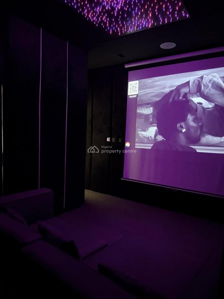 Brand New Luxury & Spacious 1bedroom with Cinema , Ps5 , Gym and Pool, Classical Decor, Smart Google Home, 24/7 Electricity and Security, Lekki, Lagos, Flat / Apartment Short Let