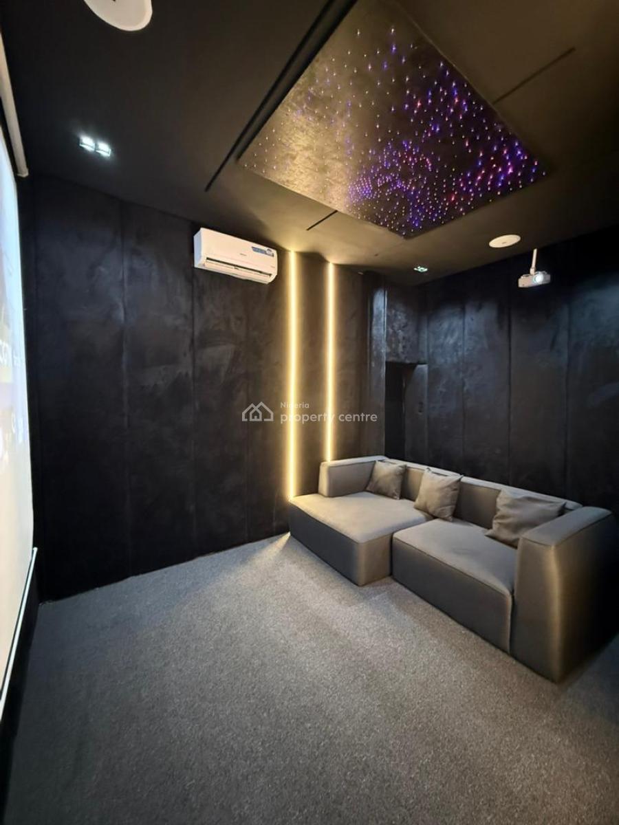 Brand New Luxury & Spacious 1bedroom with Cinema , Ps5 , Gym and Pool, Classical Decor, Smart Google Home, 24/7 Electricity and Security, Lekki, Lagos, Flat / Apartment Short Let