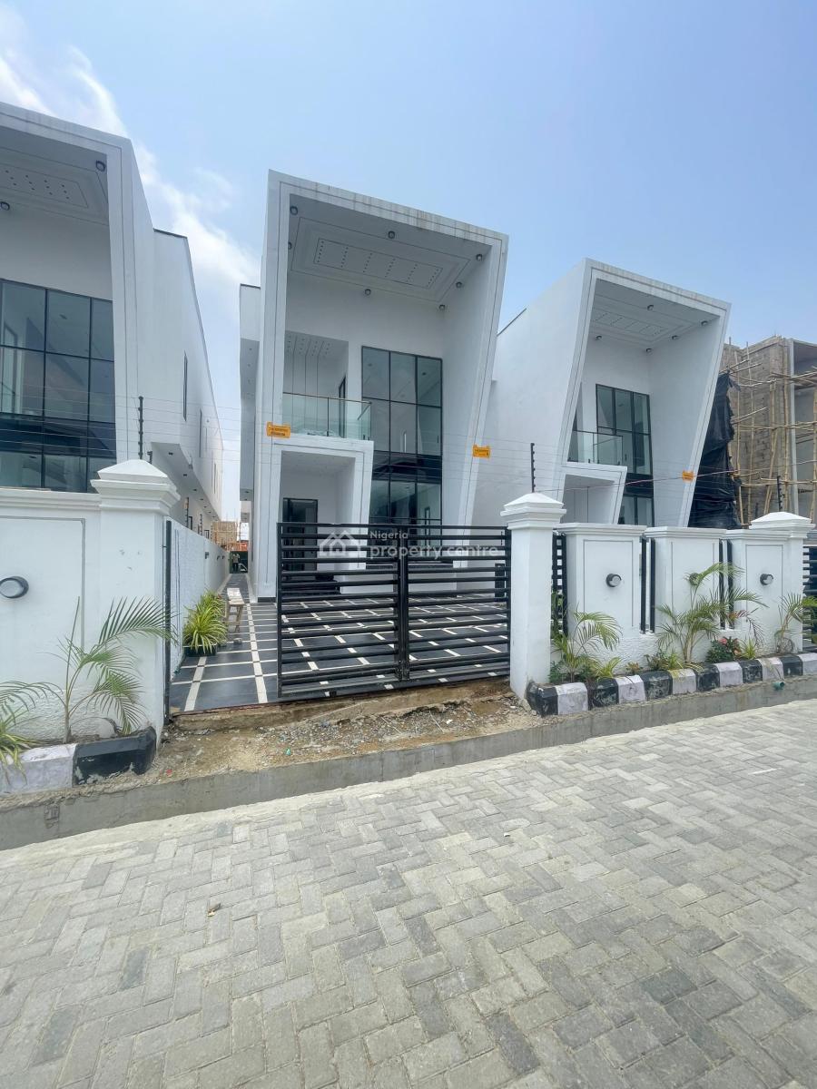 Exquisite 5bedroom Duplex with a Bq,pool & Smart Features, Ajah, Lagos, Detached Duplex for Sale