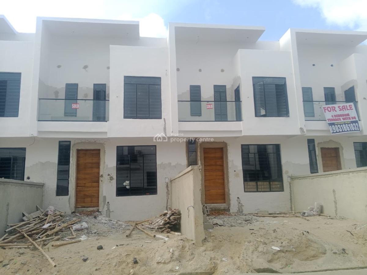 4 Bed Self Compound Terrace with Bq. in a Call to Access Estate, Ikota Gra, Ikota Villa Estate, Ikota, Lekki, Lagos, Terraced Duplex for Sale