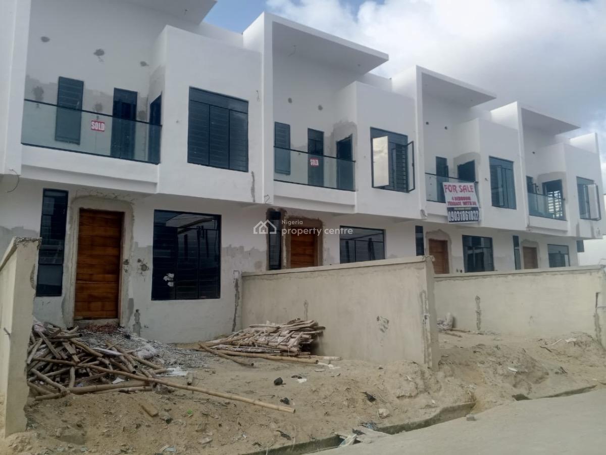4 Bed Self Compound Terrace with Bq. in a Call to Access Estate, Ikota Gra, Ikota Villa Estate, Ikota, Lekki, Lagos, Terraced Duplex for Sale