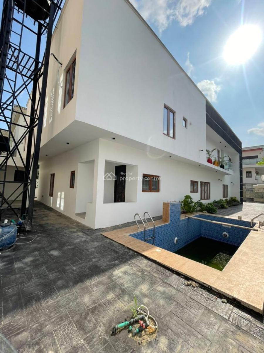 Stunning 6 Bedroom Detached Duplex Plus Pool & Bq, Stunningly Designed Mansion with Pool, Bq, Gym Room, Exclusive Estate, Ikeja Gra, Ikeja, Lagos, Detached Duplex for Sale