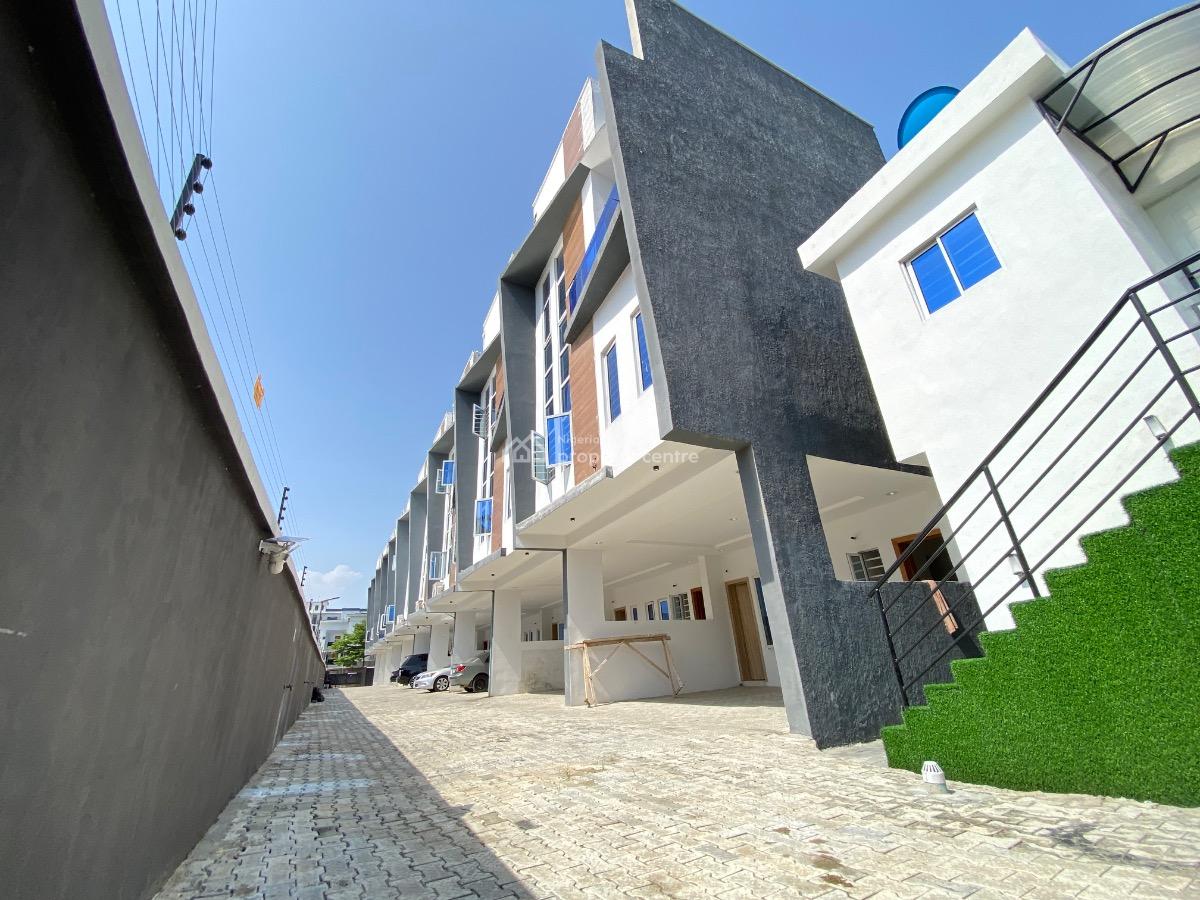 Exquisite Newly Built 4 Bedroom Terraced Duplex with Bq, Ikate, Lekki, Lagos, Terraced Duplex for Sale