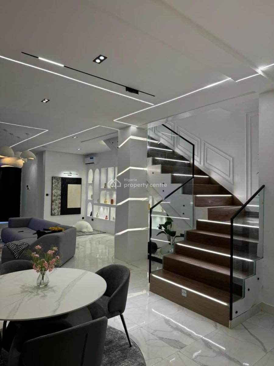 Luxury 4bedroom Self-compound Duplex Withprivate Pool and Lighting, Aesthetic Ambience,washing Machine,ps5 on Request, Lekki, Lagos, Flat / Apartment Short Let
