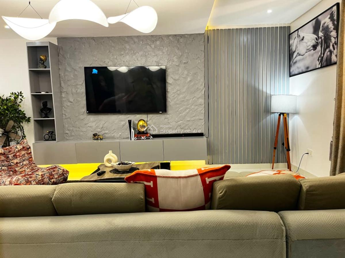 Luxury 3-bedroom Apartment with Housekeeping and Snooker Board, Ps5, 2balconies, Bath Tub, 24hrs Power Supply, High Speed Internet, Ikate, Lekki, Lagos, Flat / Apartment Short Let