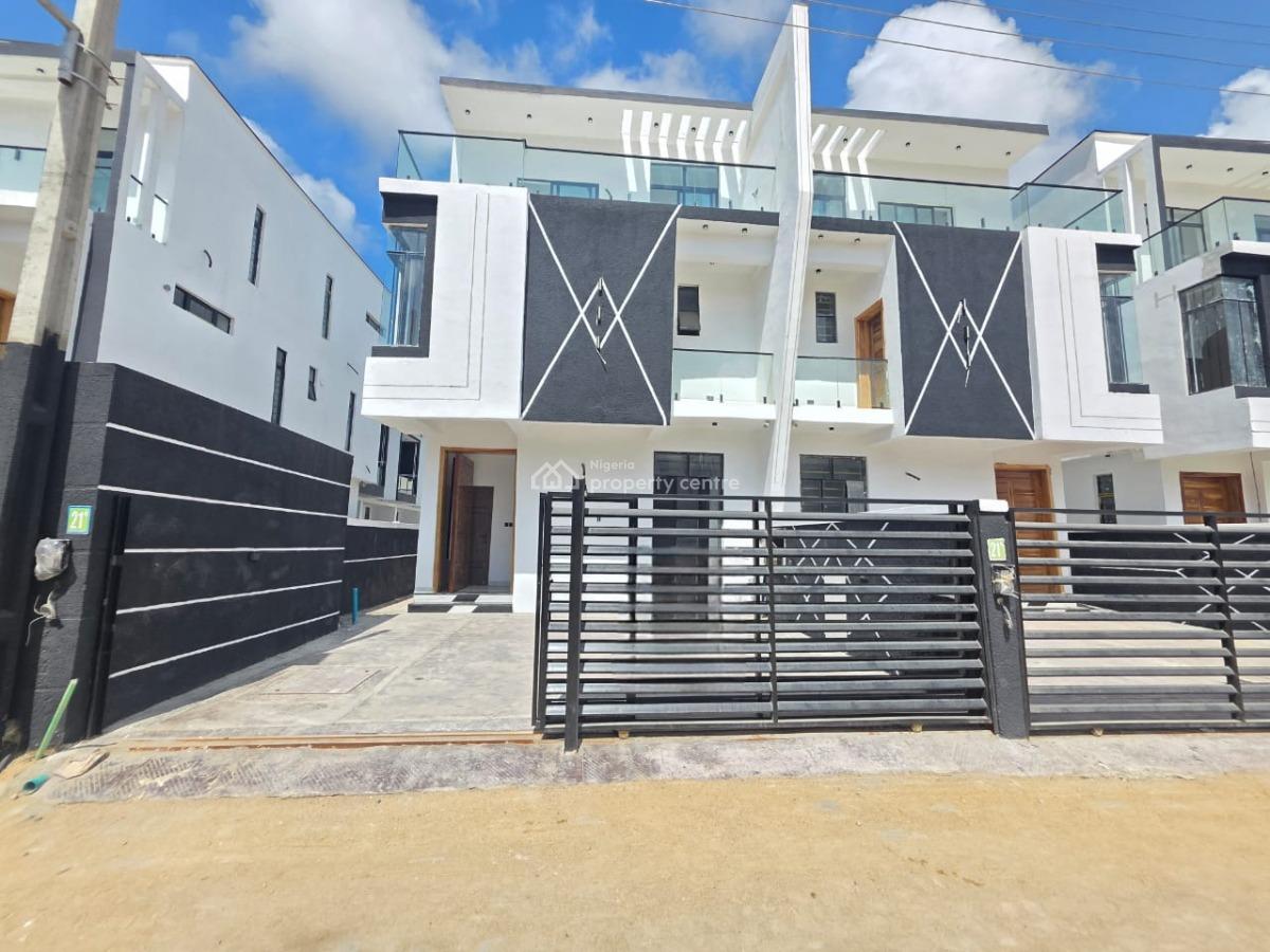 Serviced Luxury 5 Bedroom Detached Duplex with  Bq, Chevron, Lekki, Lagos, Detached Duplex for Sale