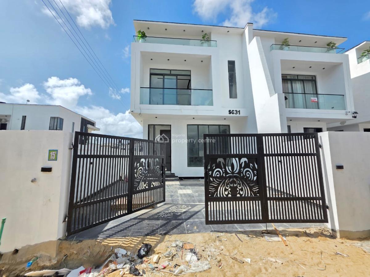 4 Bedroom Semi Detached Duplex with Bq Swimming Pool, Chevron Lekki Lagos, Lekki, Lagos, Semi-detached Duplex for Sale