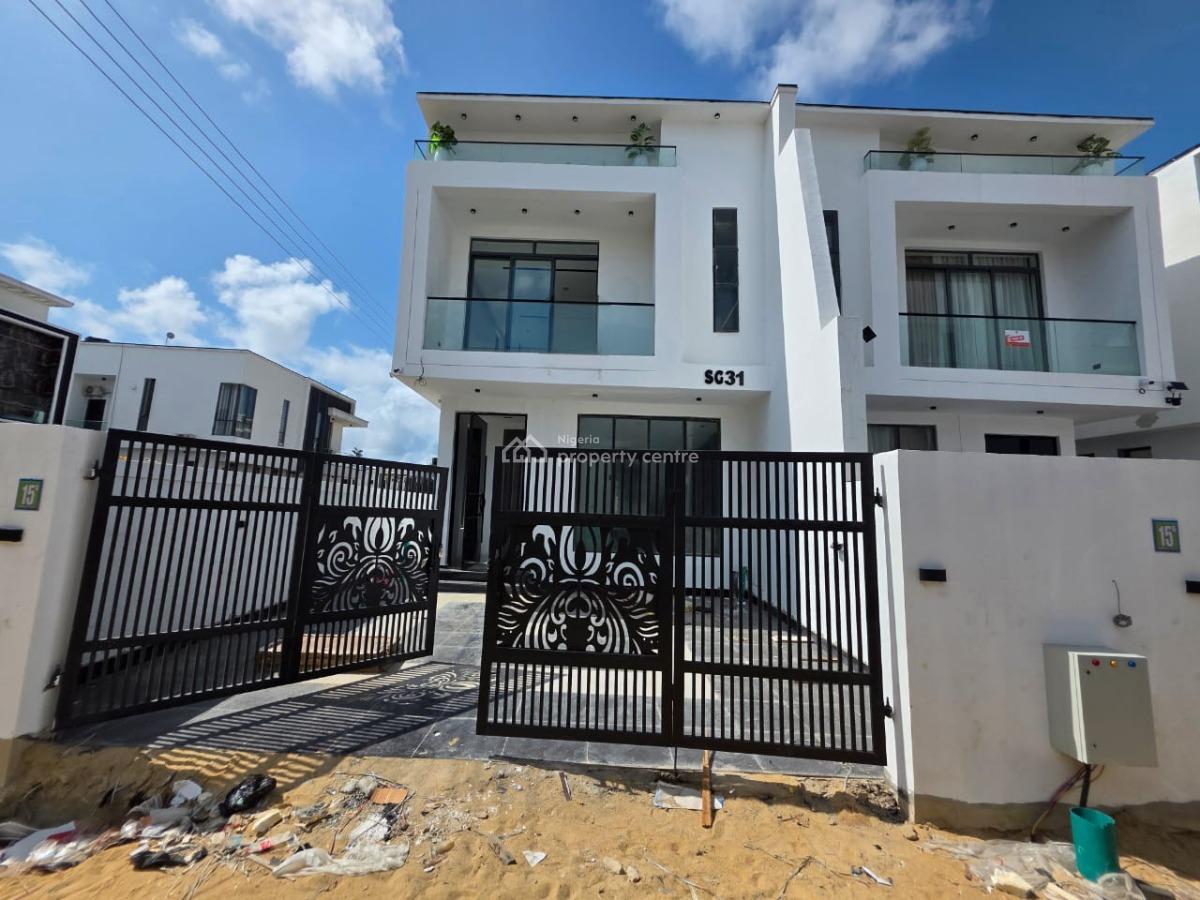 4 Bedroom Semi Detached Duplex with Bq Swimming Pool, Chevron Lekki Lagos, Lekki, Lagos, Semi-detached Duplex for Sale