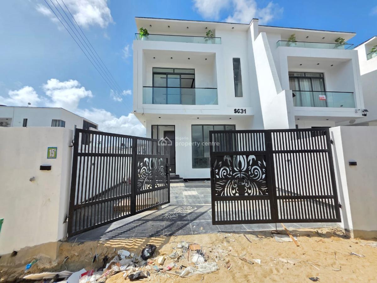 4 Bedroom Semi Detached Duplex with Bq Swimming Pool, Chevron Lekki Lagos, Lekki, Lagos, Semi-detached Duplex for Sale