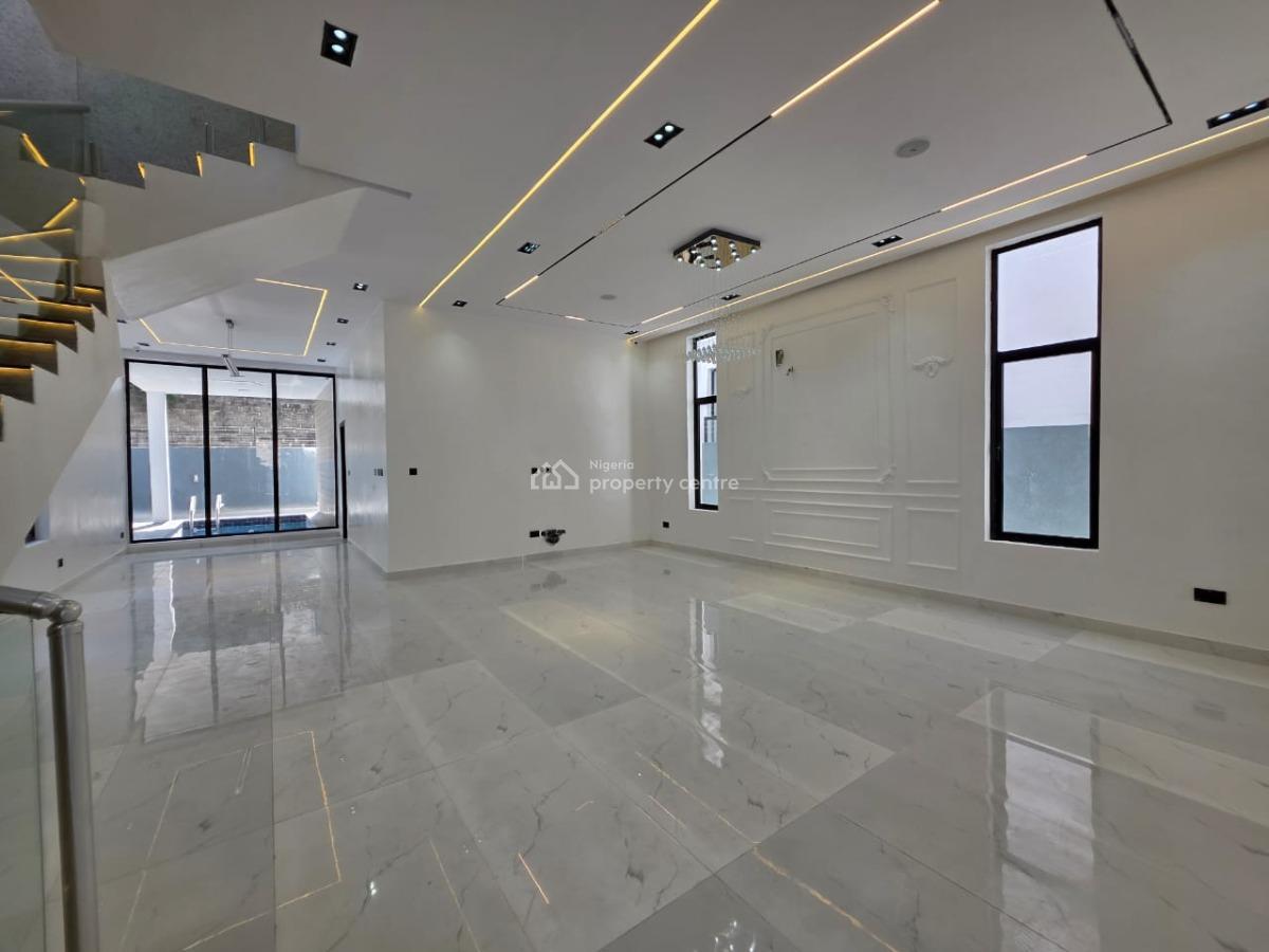 5 Bedroom Fully Detached Duplex with Bq Swimming Pool  Gym, Chevron, Lekki, Lagos, Detached Duplex for Sale