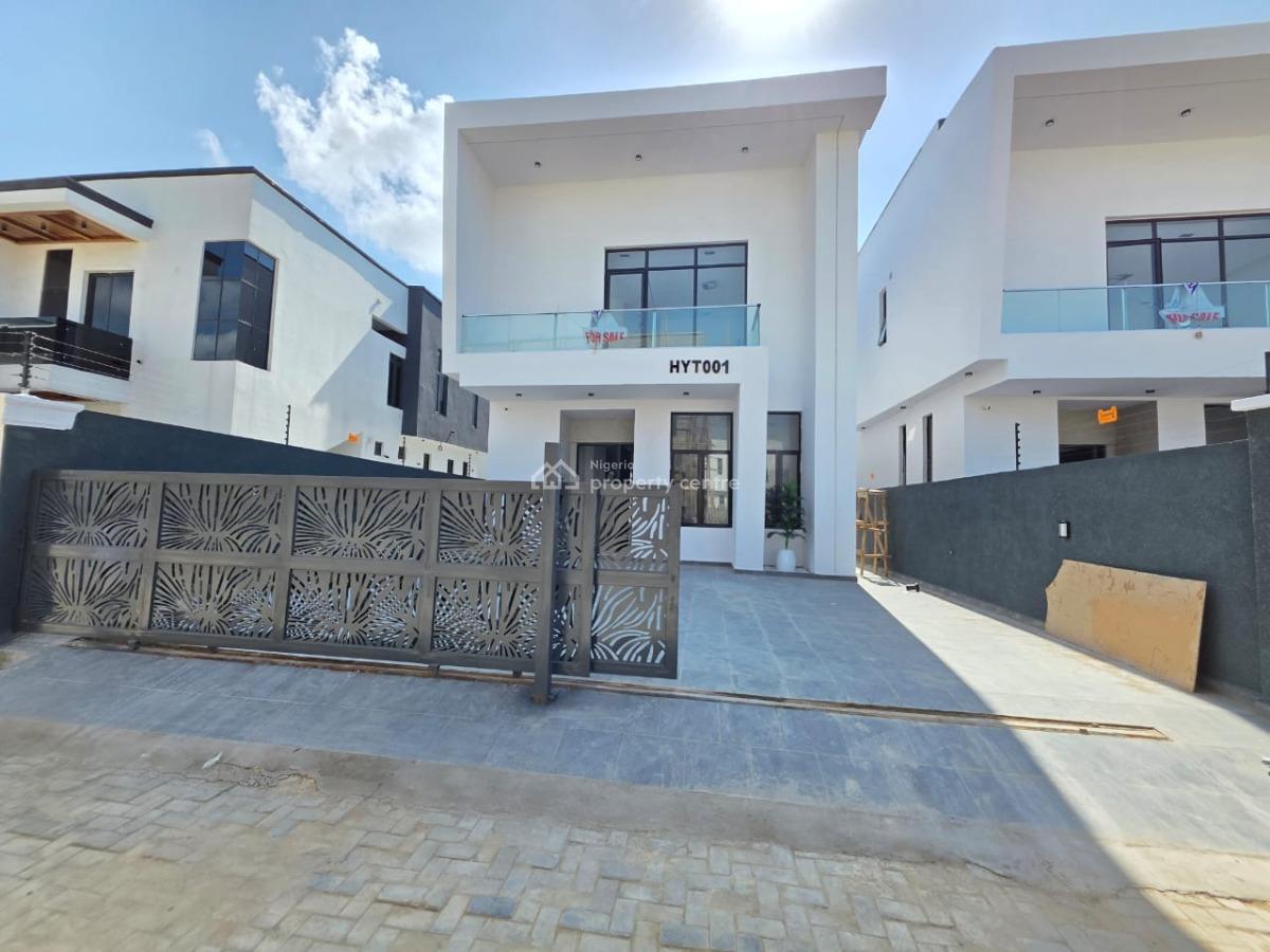 5 Bedroom Fully Detached Duplex with Bq Swimming Pool  Gym, Chevron, Lekki, Lagos, Detached Duplex for Sale