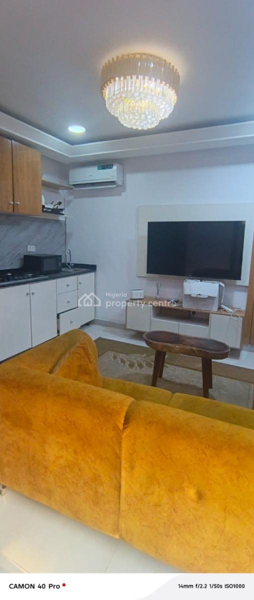 Half Furnished Mini Flat in Lekki Right By Petrocam Filling Station, Elf Bus Stop By Petrocam Filling Station, Lekki Phase 1, Lekki, Lagos, Mini Flat (room and Parlour) for Rent