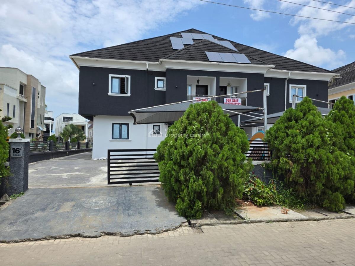 5 Bed Fully Serviced Semi Detached with Bq, Osapa Lekki Lagos, Osapa, Lekki, Lagos, Semi-detached Duplex for Sale