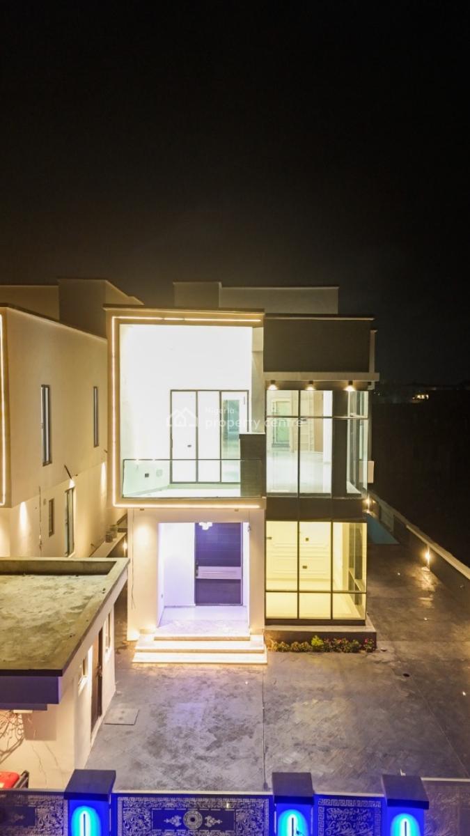 Luxury 5 Bed Fully Detached with Swimming Pool, Cinema, Smart House Du, Royal Garden Estate., Ajah, Lagos, Detached Duplex for Sale