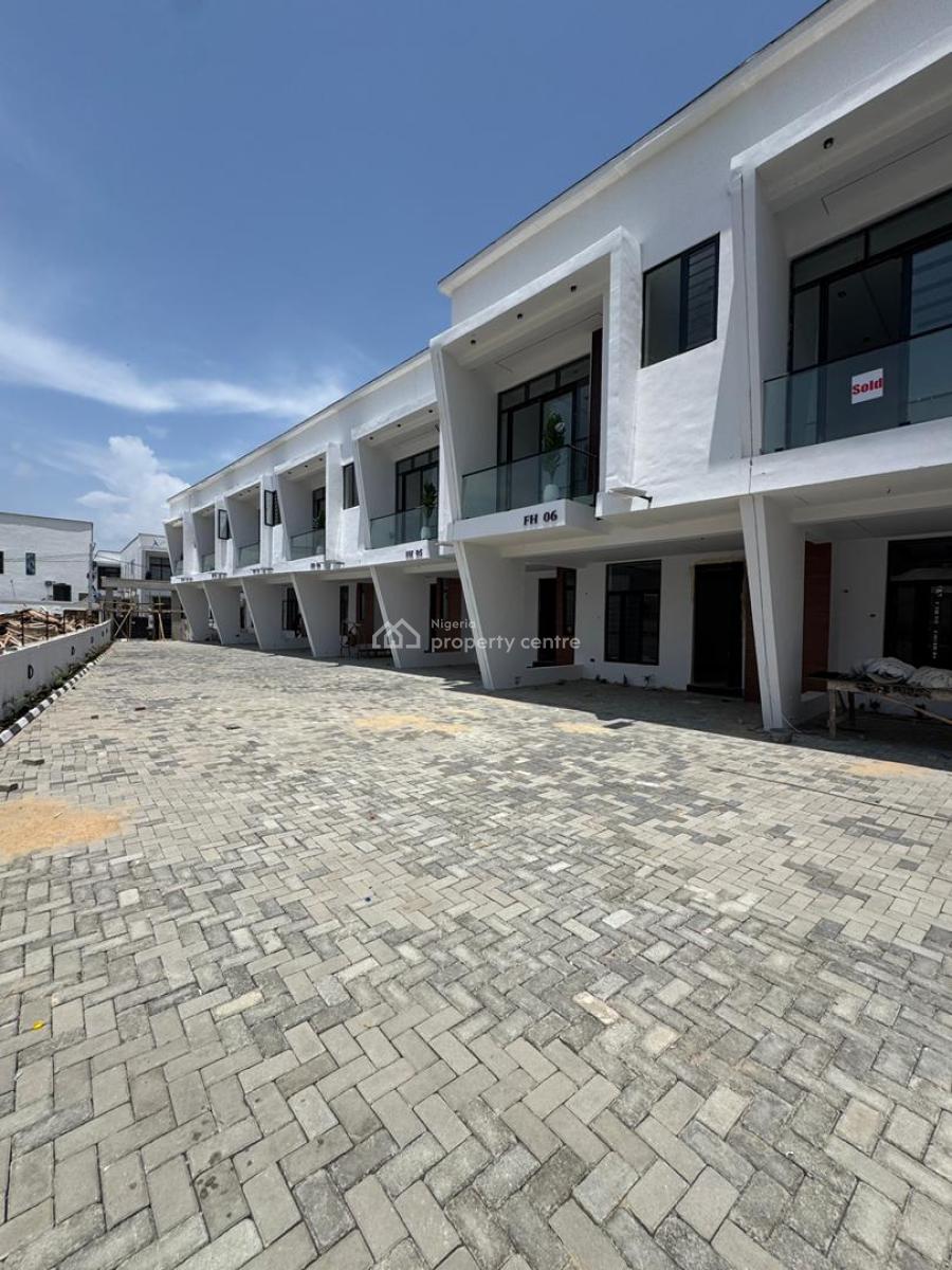 Thoughtfully Built 3 Bed Terrace with Bq. Mortgage Available, Highly Sought-after,fast Selling, Newly Built Luxury Home, Ikota, Lekki, Lagos, Terraced Duplex for Sale