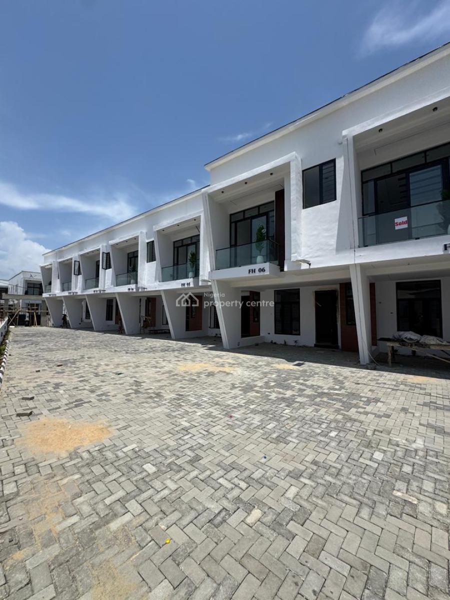 Thoughtfully Built 3 Bed Terrace with Bq. Mortgage Available, Highly Sought-after,fast Selling, Newly Built Luxury Home, Ikota, Lekki, Lagos, Terraced Duplex for Sale