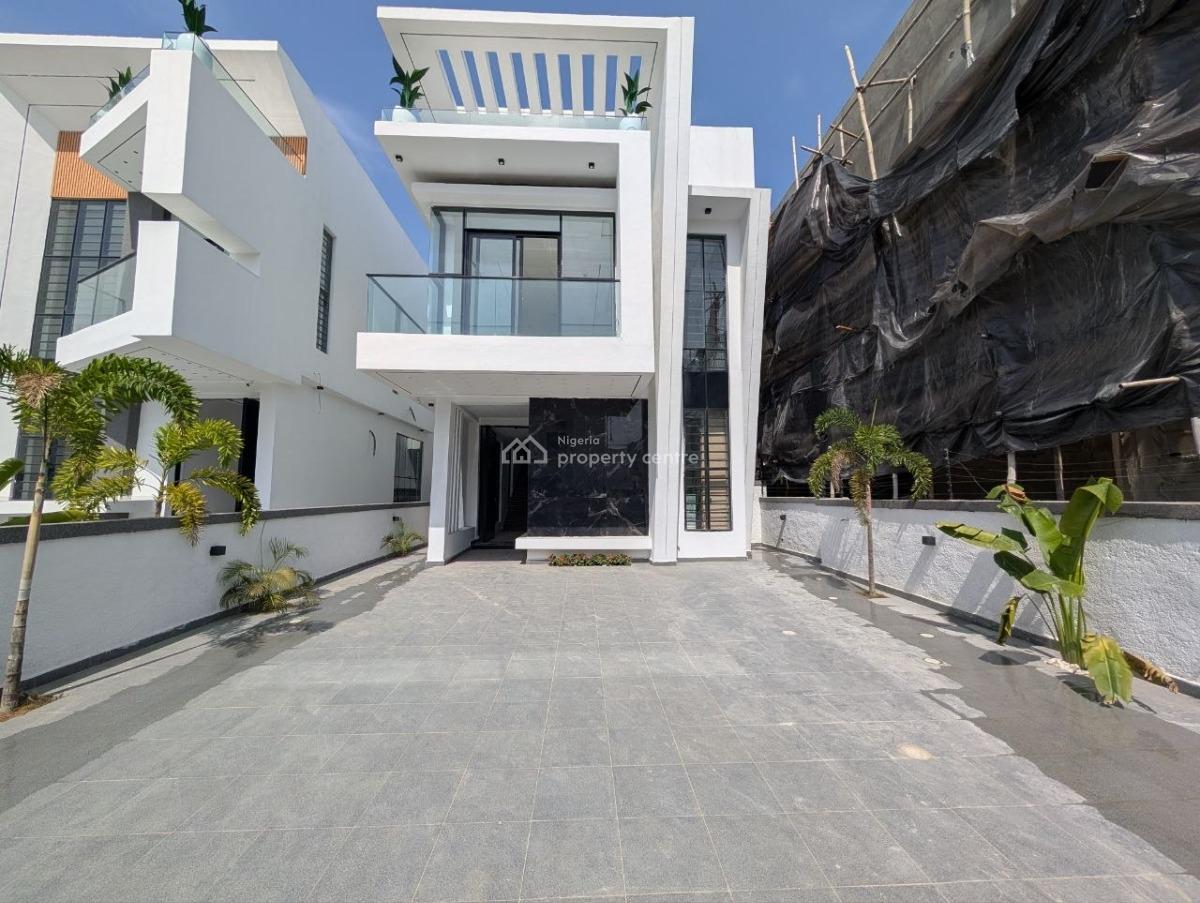 Brand New 5 Bedroom Detached Duplex with Bq & Pool, Oral Estate, Chevron Toll Gate, Lekki, Lagos, Detached Duplex for Sale