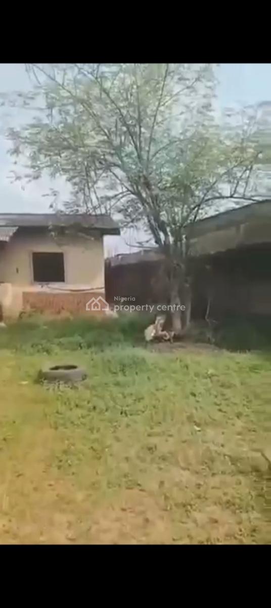 an Half and  Quarter Plot of Land with 4bedroom Bungalow, Behind Brt Terminal Igando Ph1, Igando, Alimosho, Lagos, Residential Land for Sale