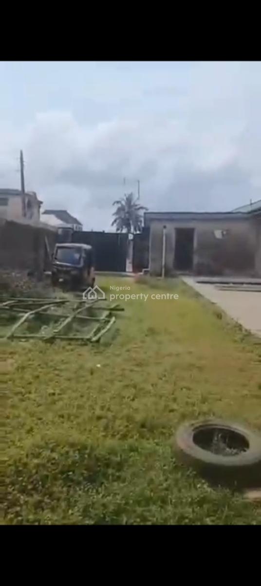 an Half and  Quarter Plot of Land with 4bedroom Bungalow, Behind Brt Terminal Igando Ph1, Igando, Alimosho, Lagos, Residential Land for Sale