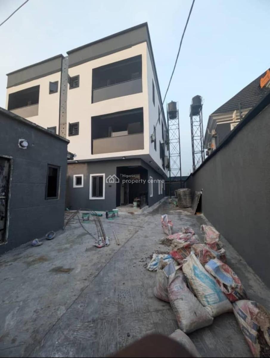 Brand 4 Bedroom Semi Detached Duplex with 2 Box Room and Bq, Mangoro Ikeja, Well Secured and Serene Environment, Mangoro, Ikeja, Lagos, Semi-detached Duplex for Rent