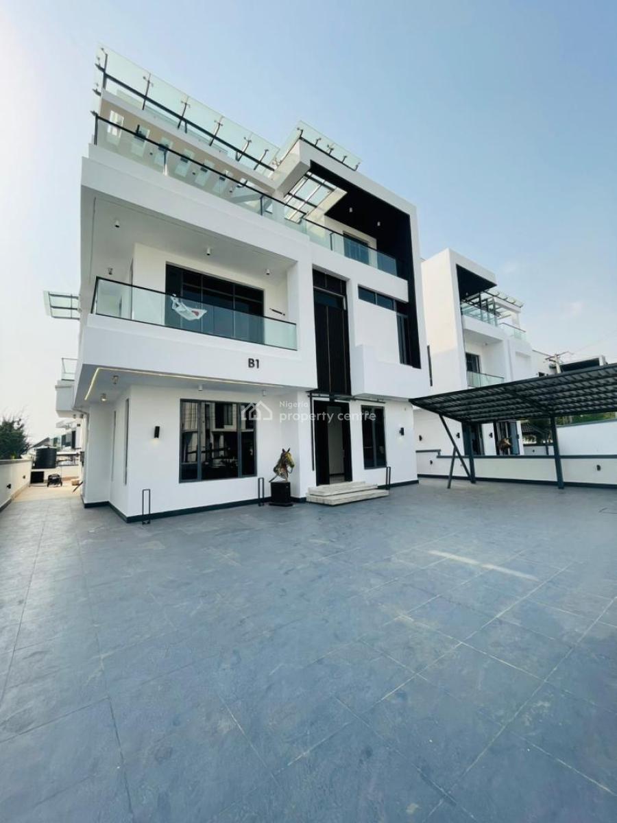 Massive 6 Bedroom Detached Duplex with Elevator,rooftop Pool ,m, Megamound Estate, Ikota, Lekki, Lagos, Detached Duplex for Sale