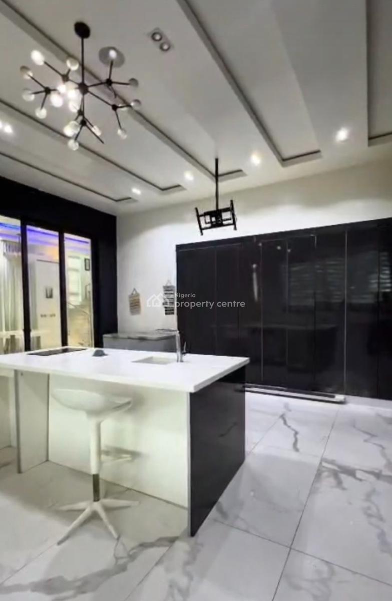 Well Built and Furnished 5 Bedroom Fully Detached House on a 1000sqm, Osapa, Lekki, Lagos, Detached Duplex for Sale