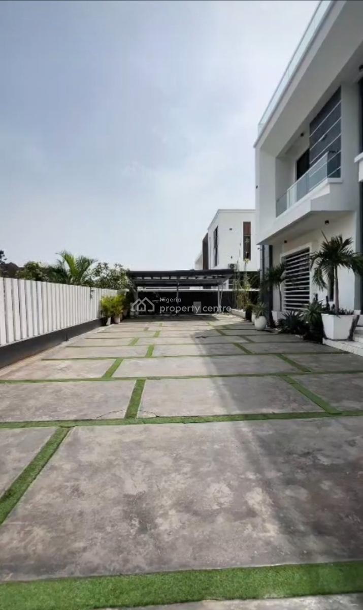 Well Built and Furnished 5 Bedroom Fully Detached House on a 1000sqm, Osapa, Lekki, Lagos, Detached Duplex for Sale