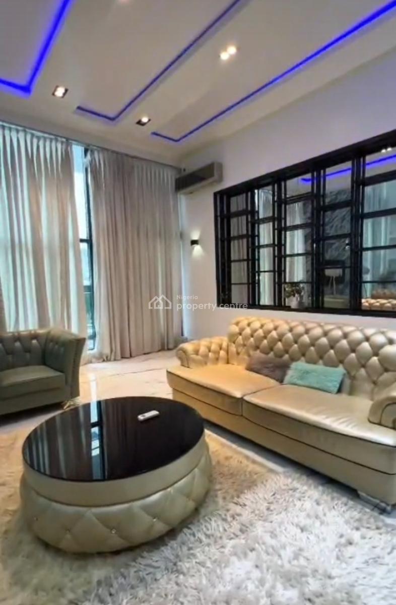 Well Built and Furnished 5 Bedroom Fully Detached House on a 1000sqm, Osapa, Lekki, Lagos, Detached Duplex for Sale