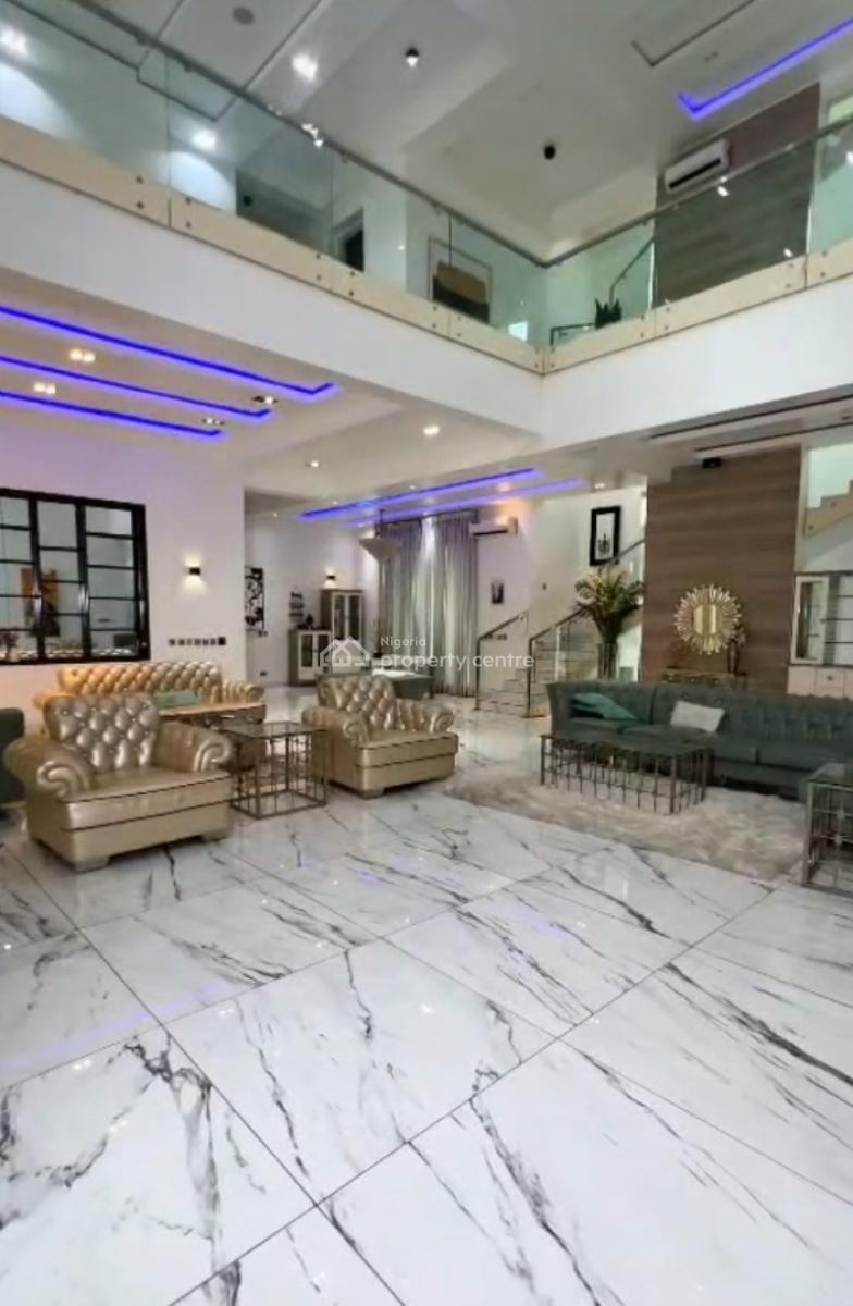 Well Built and Furnished 5 Bedroom Fully Detached House on a 1000sqm, Osapa, Lekki, Lagos, Detached Duplex for Sale