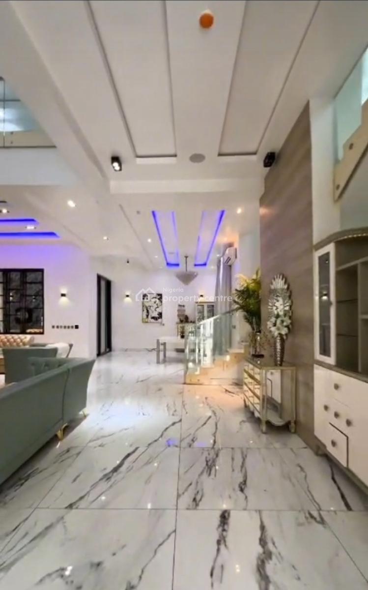 Well Built and Furnished 5 Bedroom Fully Detached House on a 1000sqm, Osapa, Lekki, Lagos, Detached Duplex for Sale