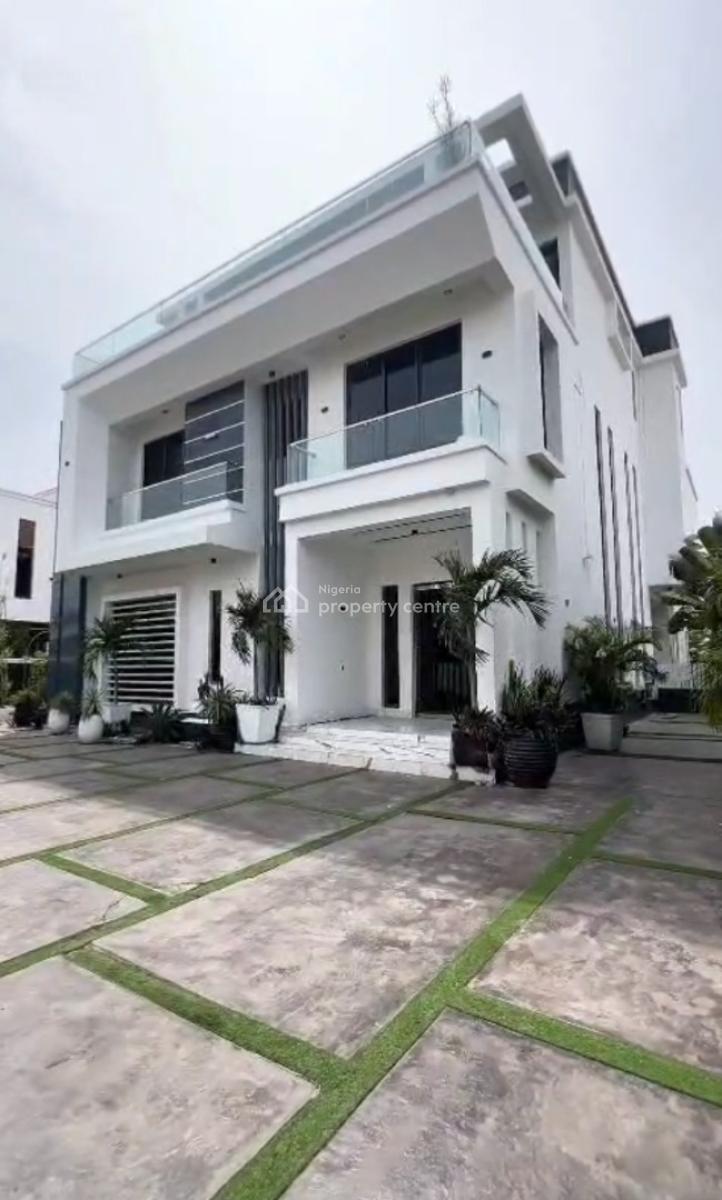 Well Built and Furnished 5 Bedroom Fully Detached House on a 1000sqm, Osapa, Lekki, Lagos, Detached Duplex for Sale