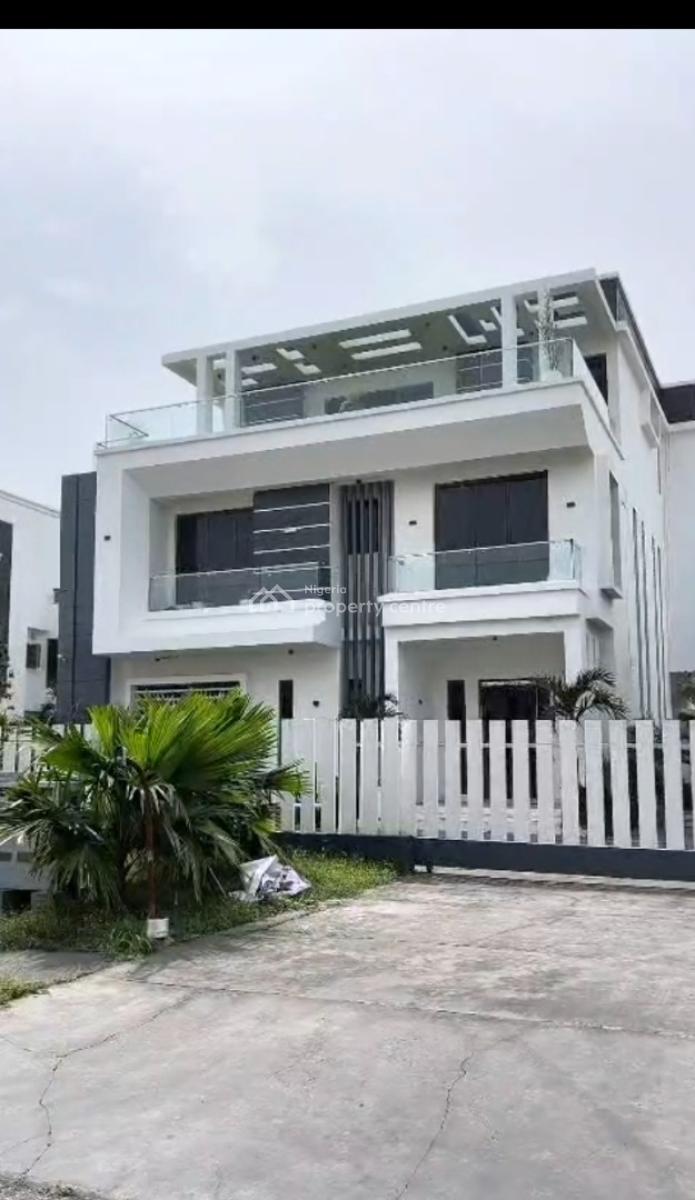 Well Built and Furnished 5 Bedroom Fully Detached House on a 1000sqm, Osapa, Lekki, Lagos, Detached Duplex for Sale