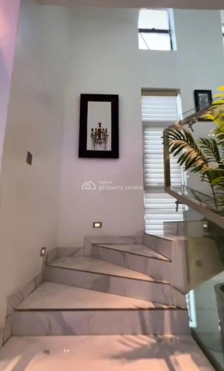 Well Built and Furnished 5 Bedroom Fully Detached House on a 1000sqm, Osapa, Lekki, Lagos, Detached Duplex for Sale