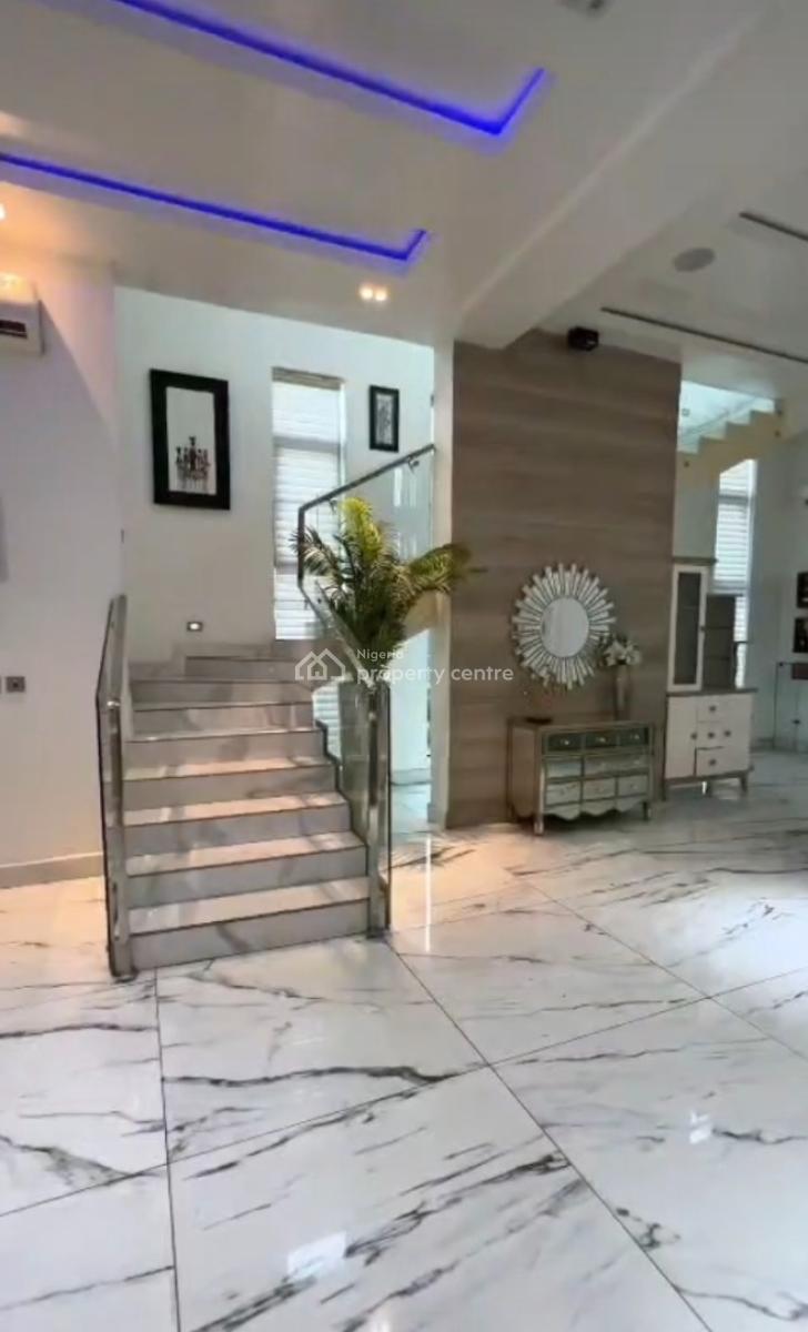 Well Built and Furnished 5 Bedroom Fully Detached House on a 1000sqm, Osapa, Lekki, Lagos, Detached Duplex for Sale